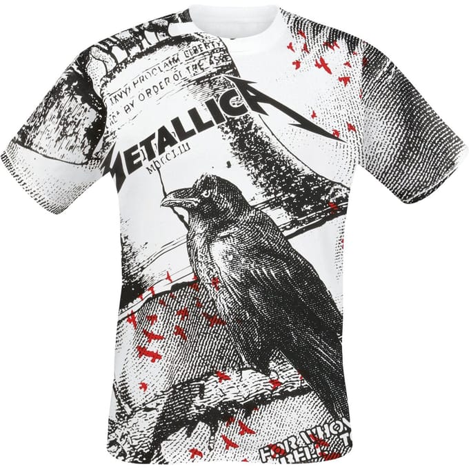Metallica T-shirt - Bell Tolls - S tot XXL - wit