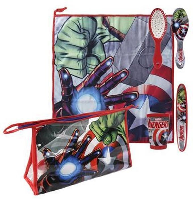 Avengers Toilettas Kind – Gevuld – Reis Set – 5-delig – Marvel