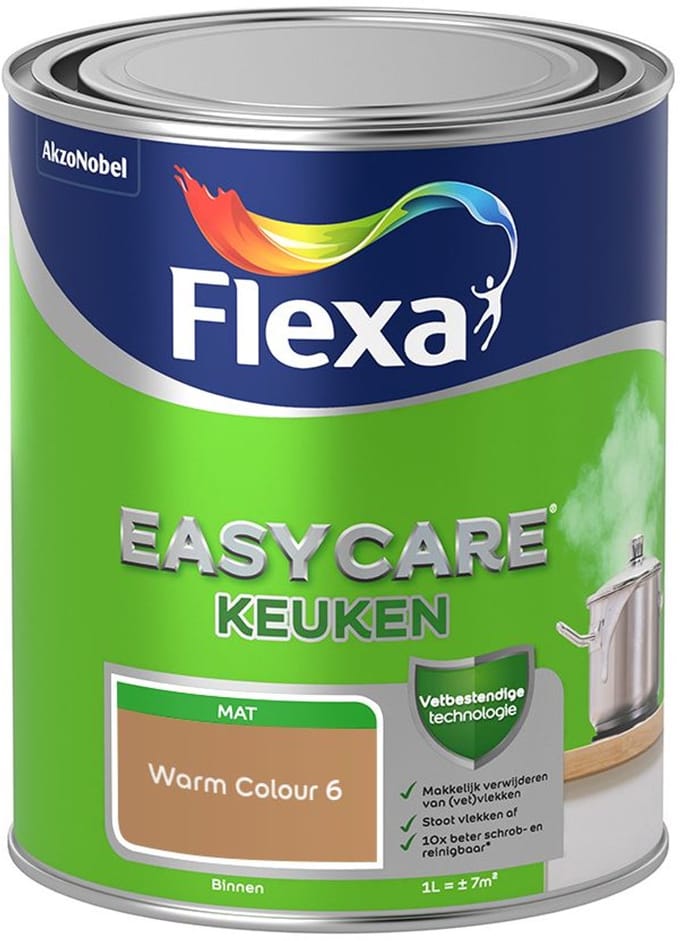 Flexa - Easycare Keuken - Warm Colour 6 - Mengverf - 1 L