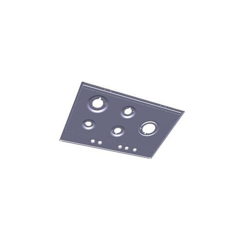 AEG bovenblad, inox, Zanussi, 744x510mm 140015092301