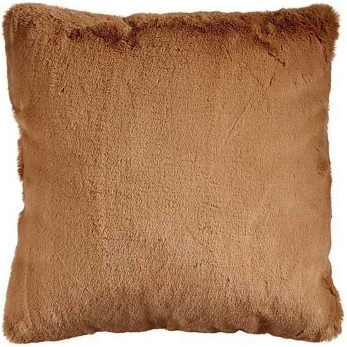 Kussen - Niet gespecificeerd - Bruin - Kunstleer - 40 x 40 cm - Interieur bruin