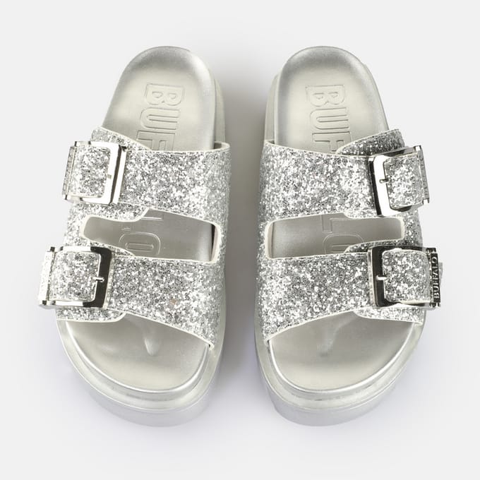 Dames muiltjes Buffalo Raya Ari Glam - Vegan Glitter
