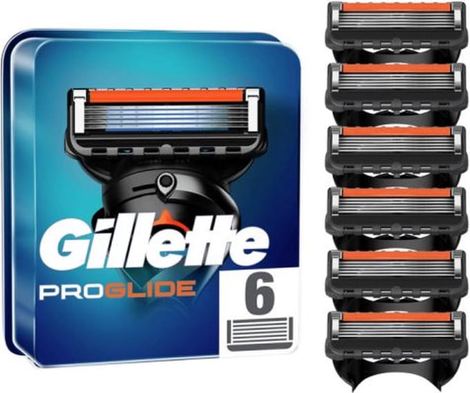Gillette Fusion 5 ProGlide Scheermesjes Voor Mannen - 6 Navulmesjes