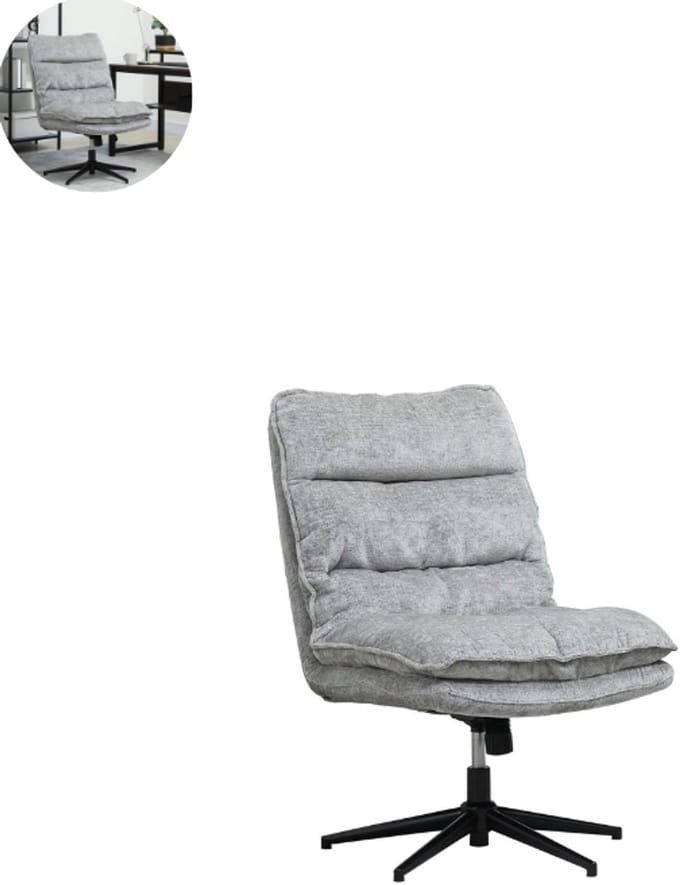 Fauteuil - Relaxzetel - Relaxstoel - Relaxfauteuil - Stoel - Voor één Persoon - Grijs