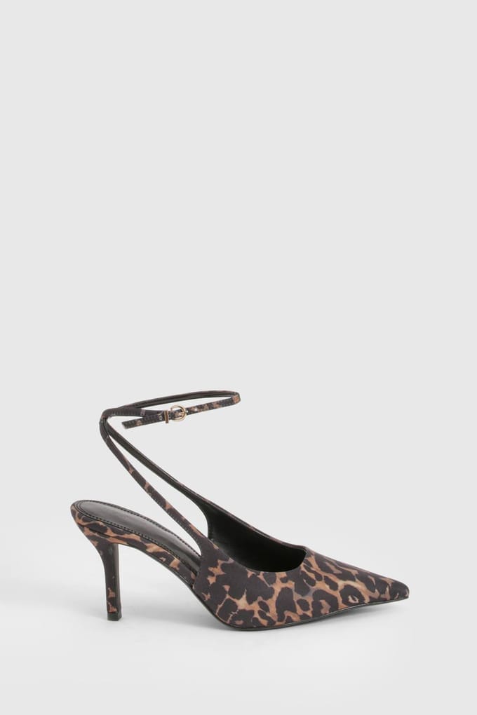 boohoo Dames Leopardprint 2-delige court schoenen | Luipaardprint | Maat: 41