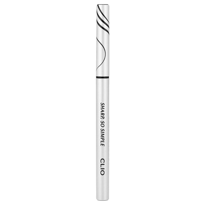 Clio, Sharp, So Simple Waterproof Potloodliner, 01 Zwart, 0,14g (0.004oz) white