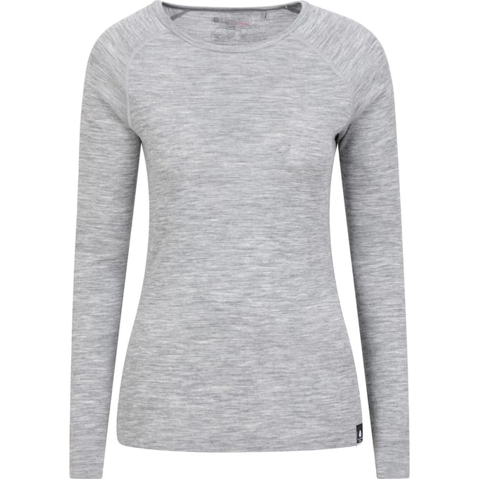Mountain Warehouse Dames/Dames Merino II Thermo Top (Lichtgrijs)