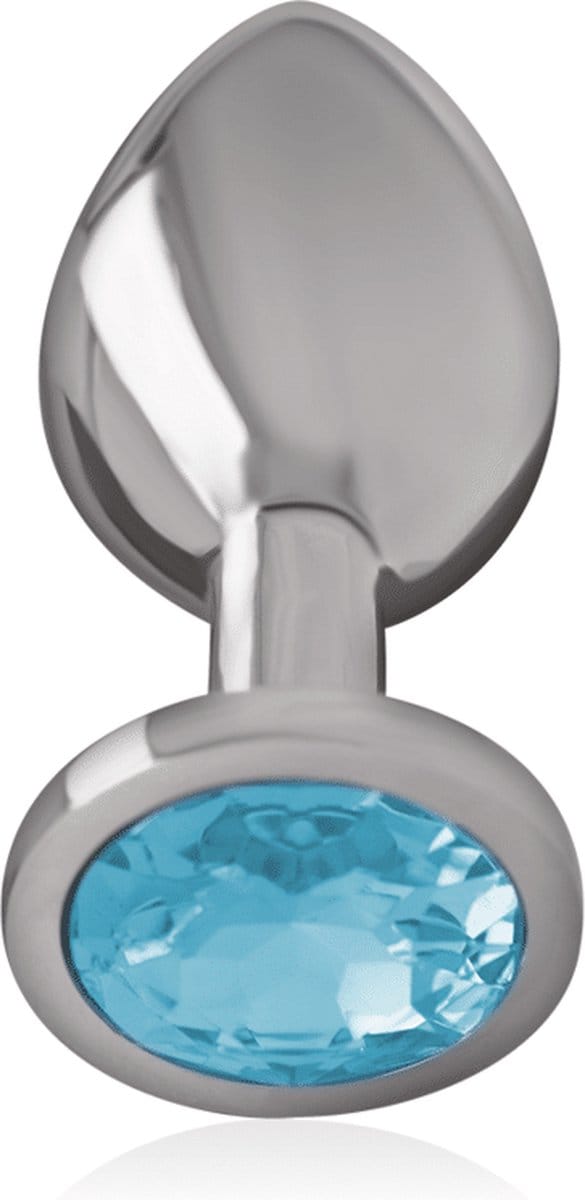 INTENSE ANAL TOYS | Intense - Anal Plug Metal Blue Size L