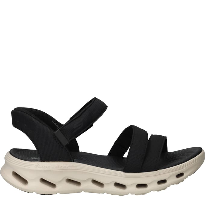 Skechers Slip-ins Go Walk Glide Step 2.0 Ella zwarte sandalen
