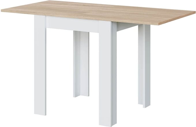 CALICOSY - Uitschuifbare tafel met boekopeningssysteem 67x67x79cm