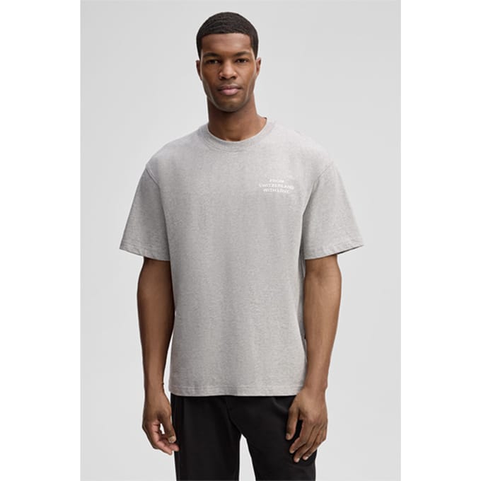 T-shirt Roko, lichtgrijs