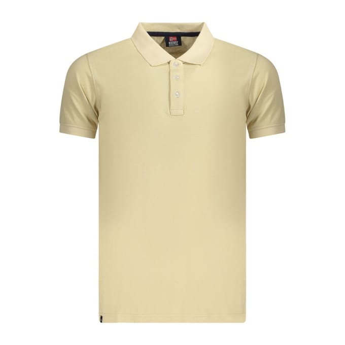 Noorwegen 1963 Beige Katoenen Heren Poloshirt