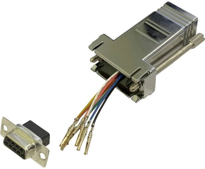 BKL Electronic 10121108 Adapter D-sub bus 9-polig - RJ45-bus 1 stuk(s) Single