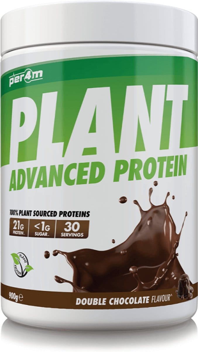 Per4m Plant Protein (900g) Double Chocolate - Eiwitten - Veganistisch eiwit