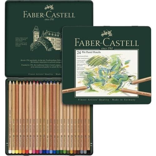 Faber-Castell pastelkleurpotloden set - 24 stuks, assortiment kleuren