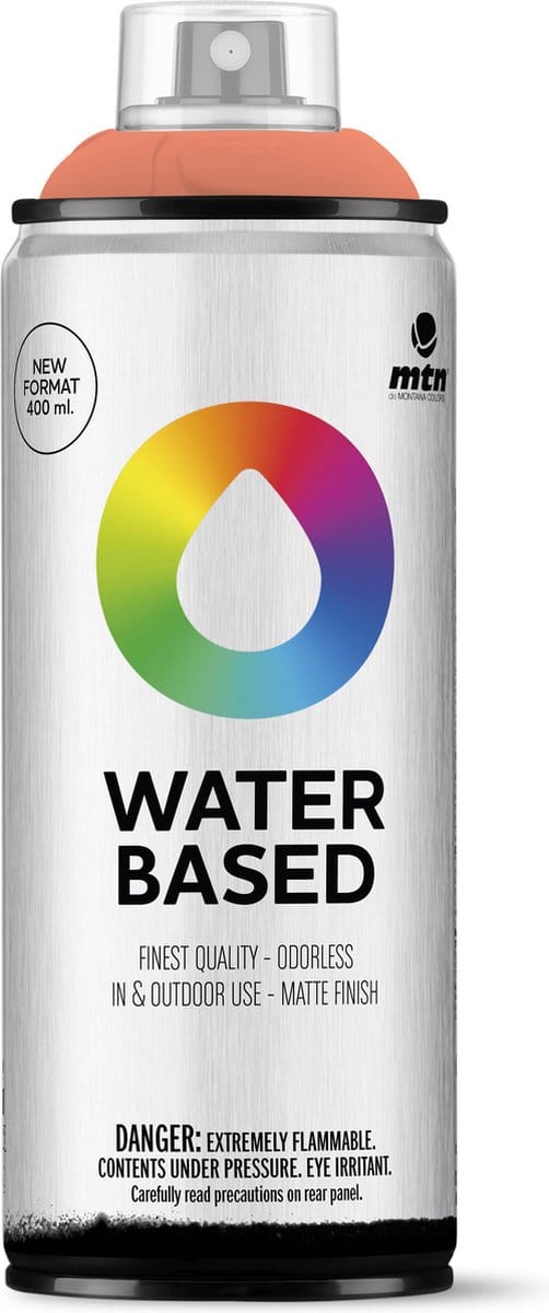 MTN Water Based Spuitbus - verf op waterbasis - RV-223 Buddha Red - 400ml