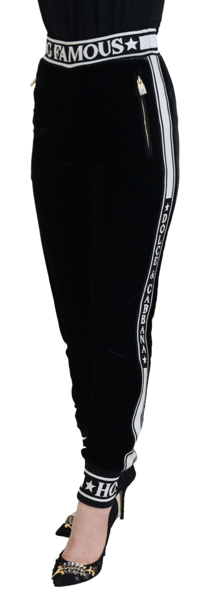 Velvet Joggingbroeken Met Een Relaxte Pasvorm