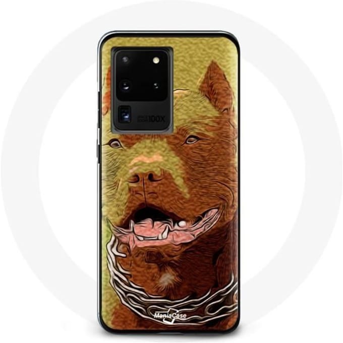 Hoesje voor Samsung Galaxy S20 Ultra Amerikaanse Pit Bull Terrier