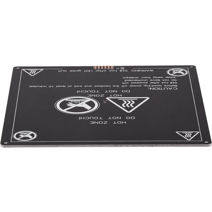 12V 220x220mm Aluminium Bord Verwarmingsplaat Verwarmingsbed voor 3D Printer gray