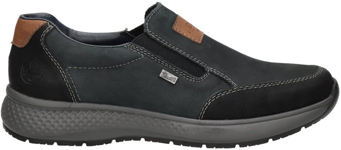 Rieker Instappers blauw Nubuck - Maat 43