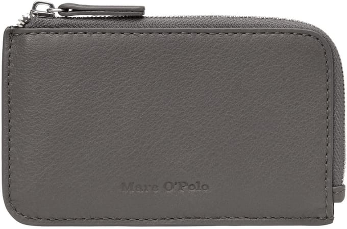Marc O'Polo kaarthouder Petter Zip Wallet Castlerock donkergrijs