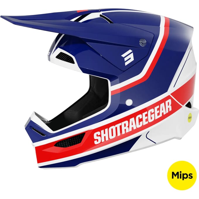 Volle motorhelm Shot Race Gear Race Mythic