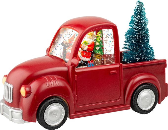 Luxe sneeuwbol auto