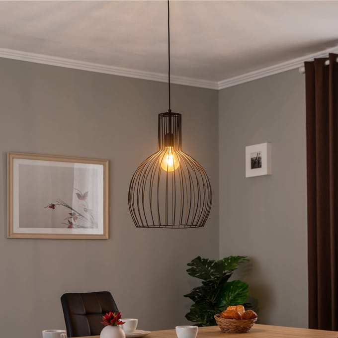 Opviq Hanglamp Fellini MR-756 1-lamp Ø 38cm zwart