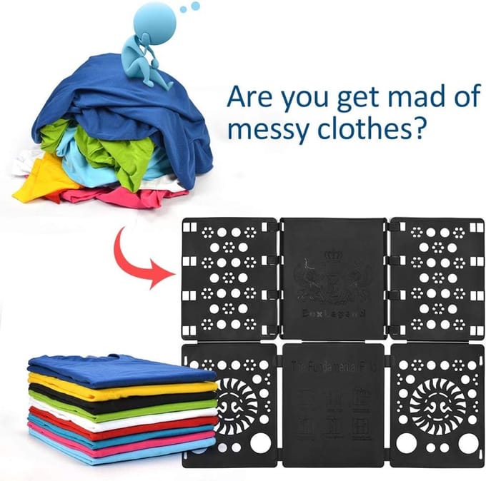 Verstelbare Kledingvouwer voor Efficiënt en Ruimtebesparend Vouwen van Kleding
