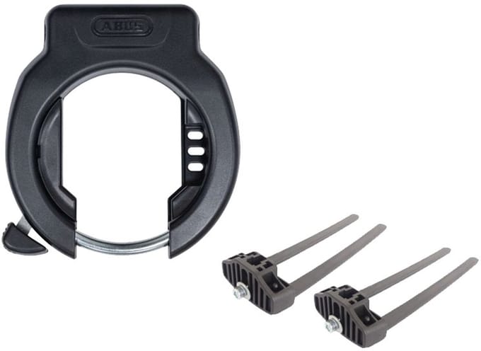 Abus Amparo 4750L ART2 ringslot met bevestiging set - Zwart