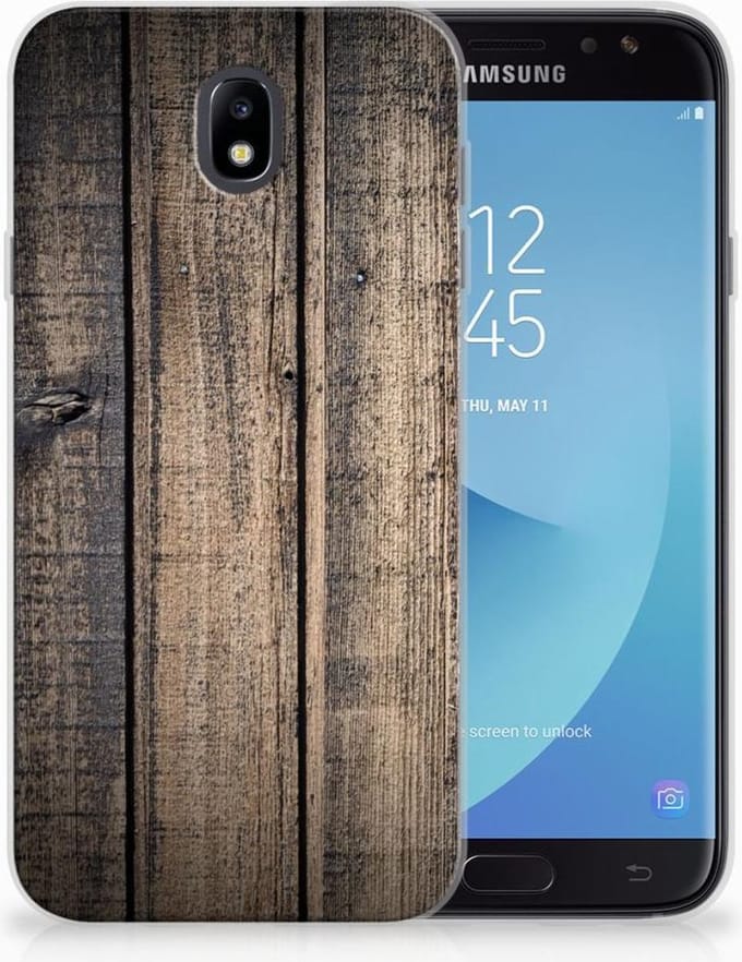 Samsung Galaxy J7 2017 | J7 Pro Bumper Hoesje Steigerhout