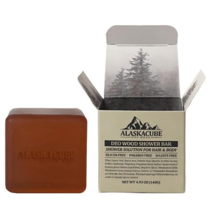 Alaska Kubus Deodorant Parfum Douche Zeep Deodorant Zeep, 2-Pack, 140g gray