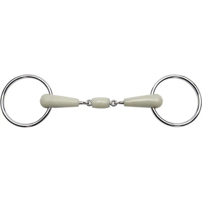 2-rings dubbel flexi paardenbit Feeling