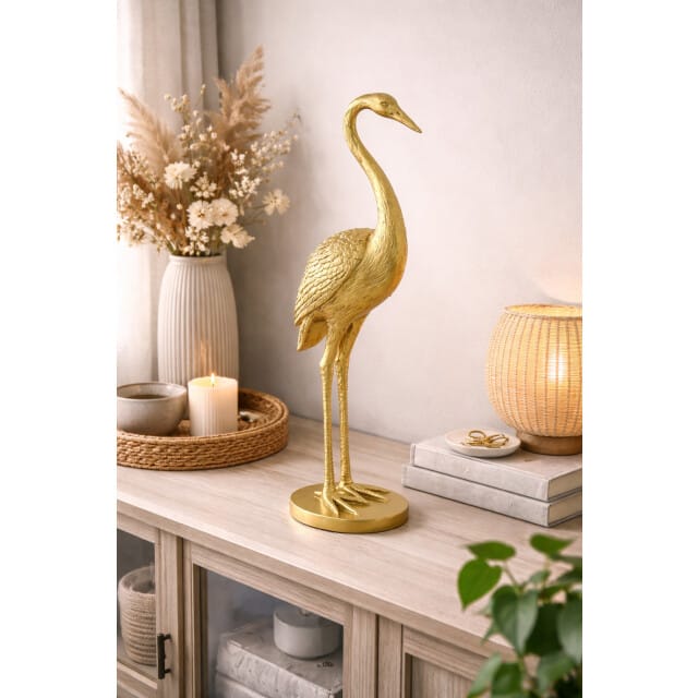 Casa di Elturo Decoratief object reiger/kraanvogel - h41 cm