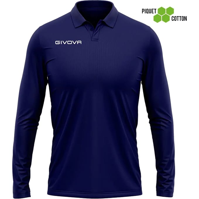 Polo met lange mouwen Givova Winter