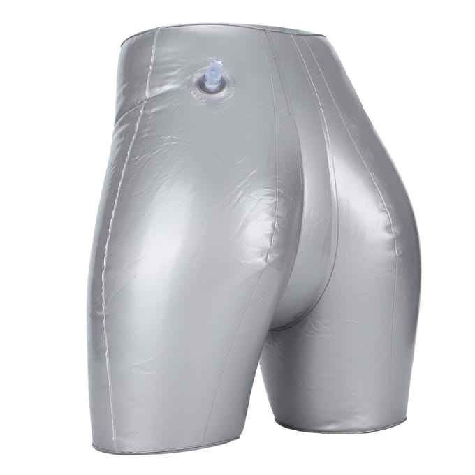 Model Opblaasbare Onderlichaam Mannequin voor Etalage Schiet Props Kinderbroek Tafel white