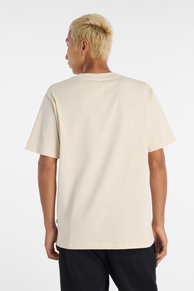 New Balance Athletics Runners Pin T-shirt Linen Taglia: M | Magliette basic Outlet | Uomo | Bianco