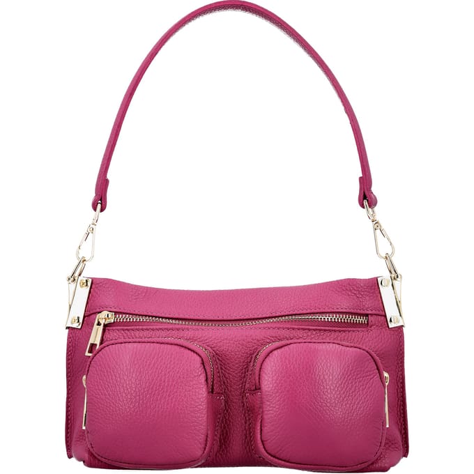 Faina schoudertas Dames fuchsia