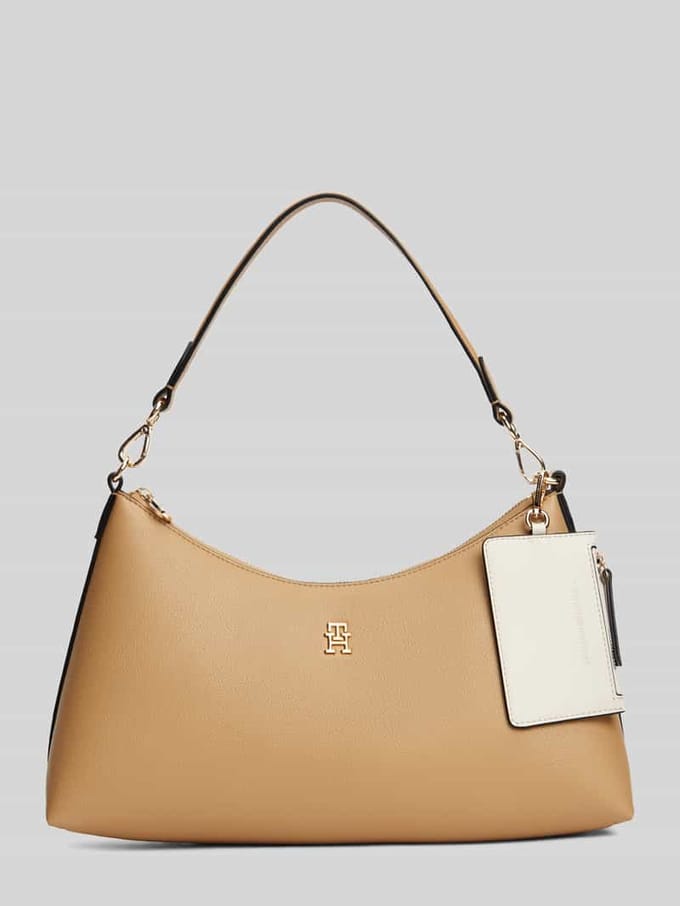 Handtas in leerlook model 'TH ICON SHOULDER BAG'