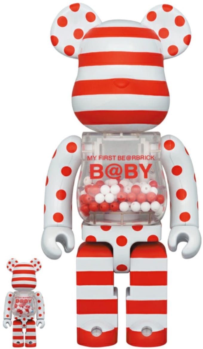 400% & 100% Bearbrick Set - My First Bearbrick Baby (BWWT 3)