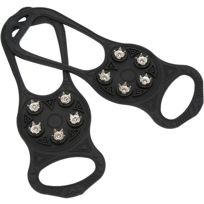 Antislipschoenen - Dilwe - Sneeuwgrip - 5 tanden - Draagbaar - Wintersport black