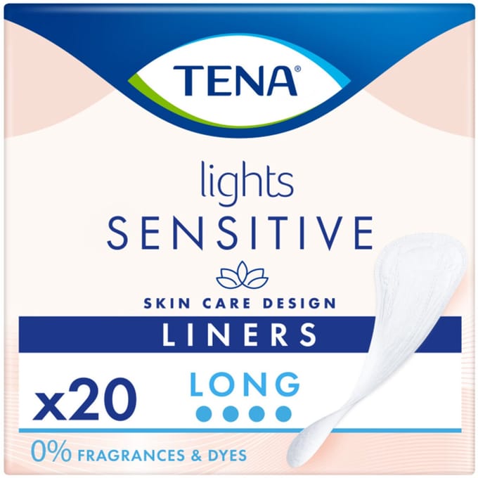 TENA Sensitive Lights Long - 3 x 20 stuks - Voordeelverpakking