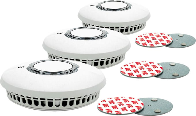 FireAngel ST-630-DET rookmelders + montageset magnetisch, set van 3 stuks - Smart Home & standalone model