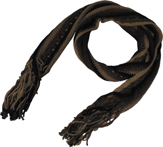 Wintersjaal bruine tinten