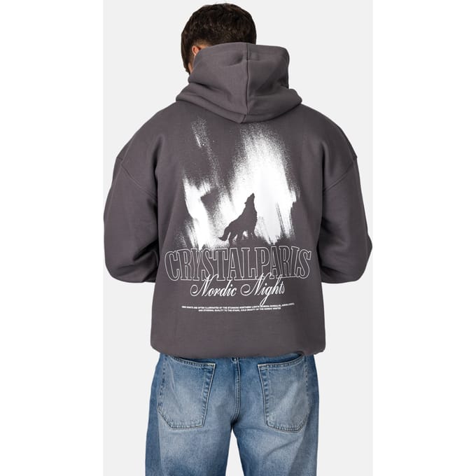 Crystal Paris Oversized hoodie Wolf