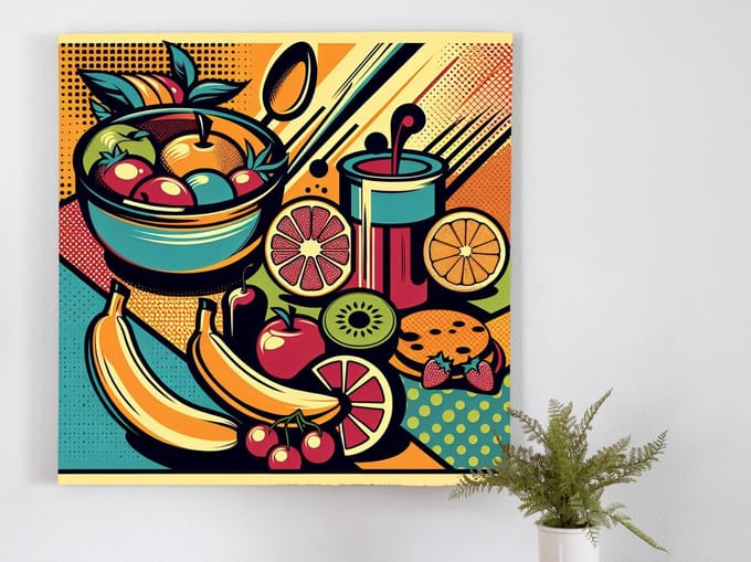 Kunstprint | Wanddecoratie | Dibond | 100 × 100 cm
