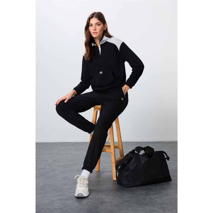 Kleurblock Fleece Trainingspak Set