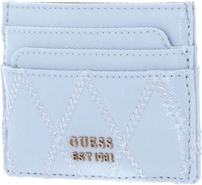 GUESS Kaarthouder Adi SLG Card Holder Sky Blue Lichtblauw