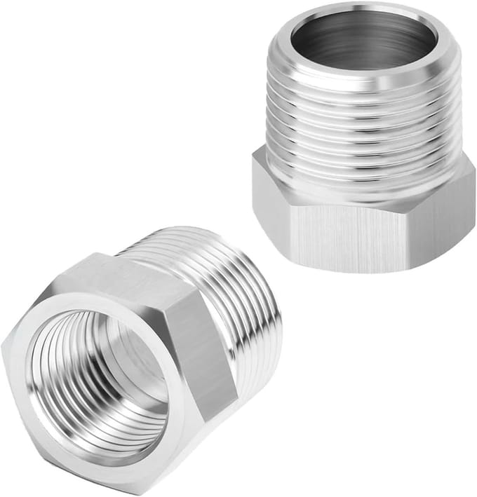 Reducer van 3/4 inch naar 1/2 inch - Verbinders, Pijpaccessoires en Waterleidingen