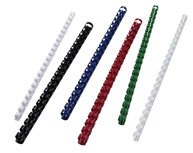 GBC Combbind bindruggen wit - a4 - 6 mm - 100 stuks